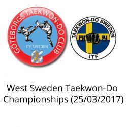 West Sweden Taekwon-Do Championships (25/03/2017)
